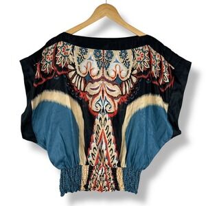 Rampage Batwing Top Womens Size Medium Boho Indie Funky Artsy Festival Y2K
